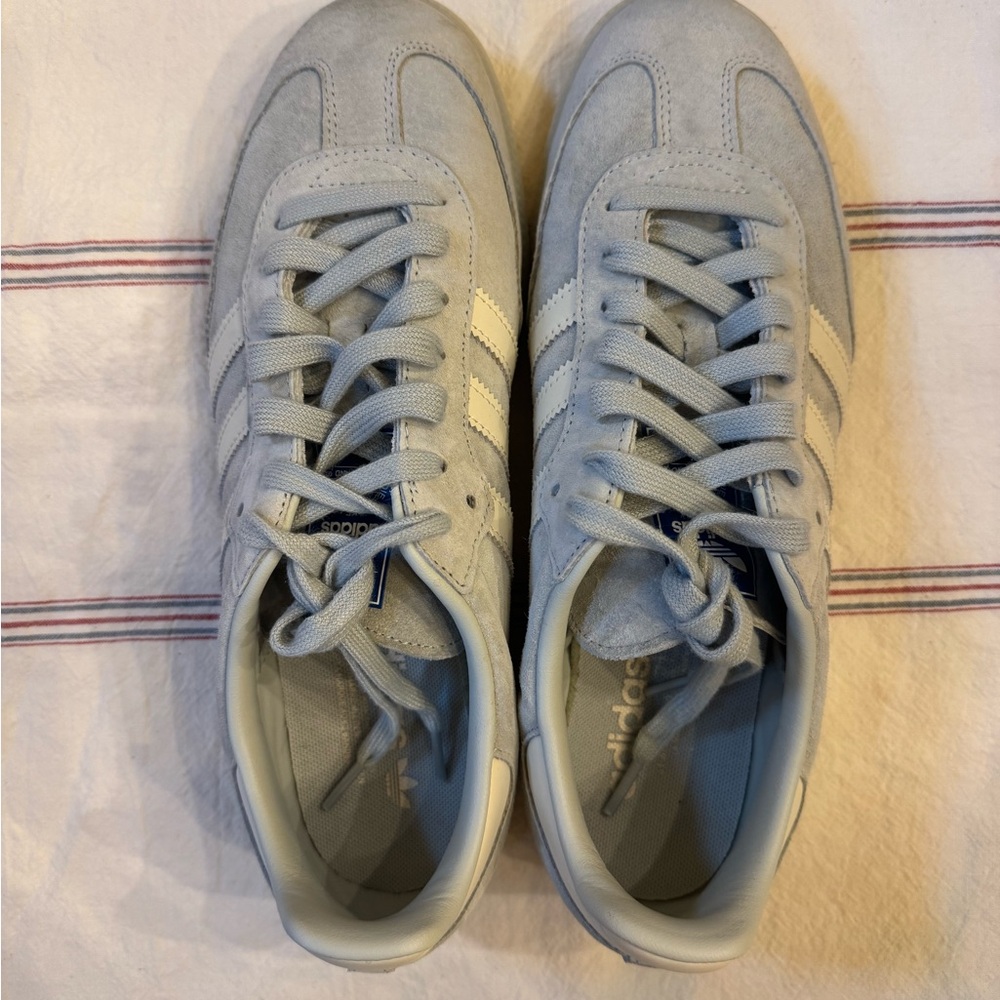 adidas Samba Suede Wonder Silver/ Chalk/ White Sneakers
